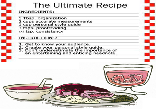 How To Write A Cookbook With Salivating Recipes